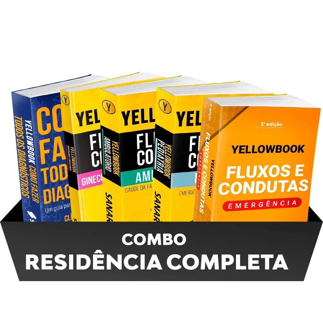 Imagem do livro Combo: Residência Completa (05 Livros)